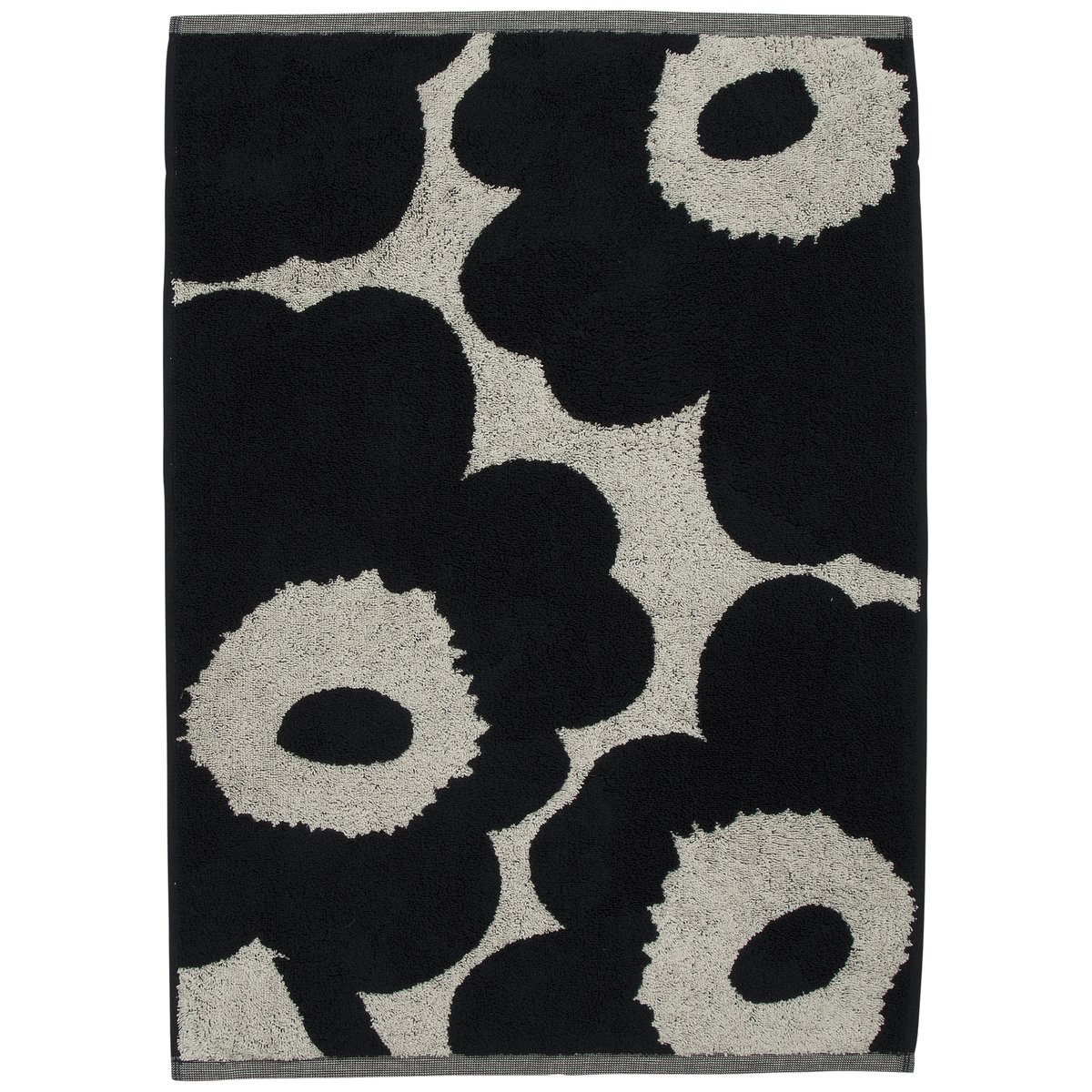 Bilde av Marimekko Unikko håndkle naturhvit-mørkeblå 50x70 cm