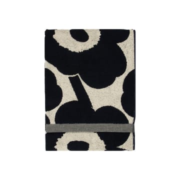 Unikko håndkle naturhvit-mørkeblå - 70x150 cm - Marimekko