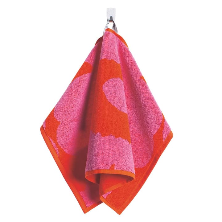 Unikko håndkle rød-rosa, gjestehåndkle Marimekko