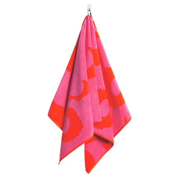 Unikko håndkle rød-rosa, håndkle Marimekko