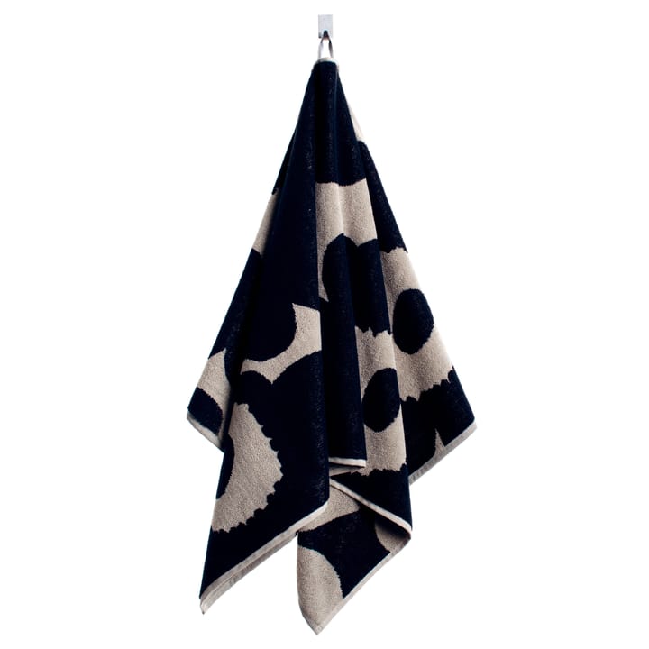 Unikko håndkle svart-sand, Håndkle Marimekko