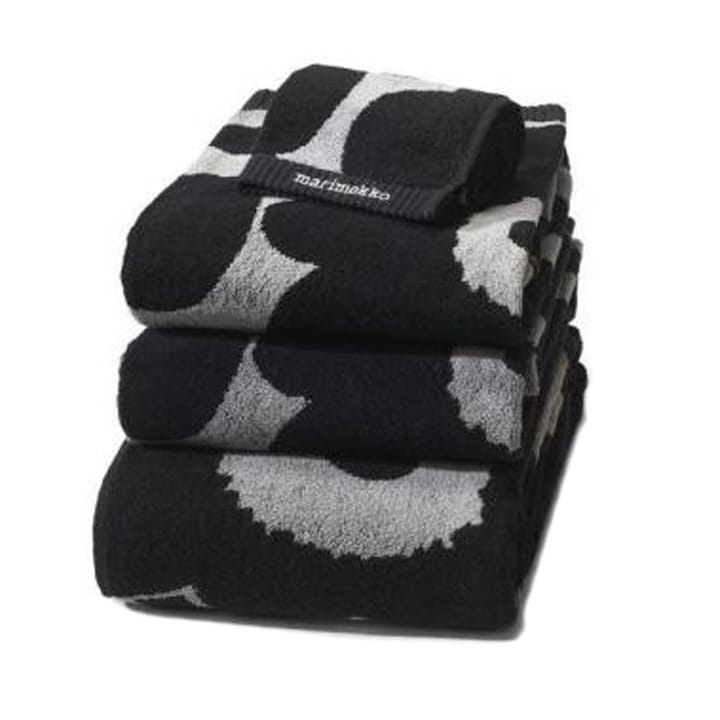 Unikko håndkle svart-sand, Håndkle Marimekko