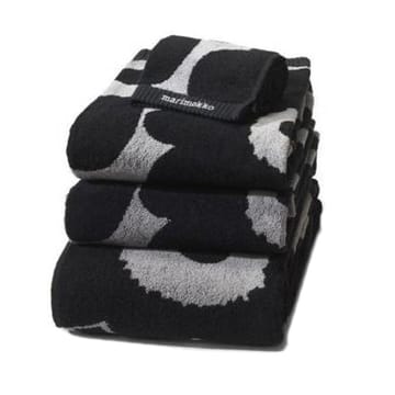 Unikko håndkle svart-sand - Håndkle - Marimekko