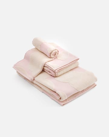 Unikko håndklesett 3 deler - White-light pink - Marimekko