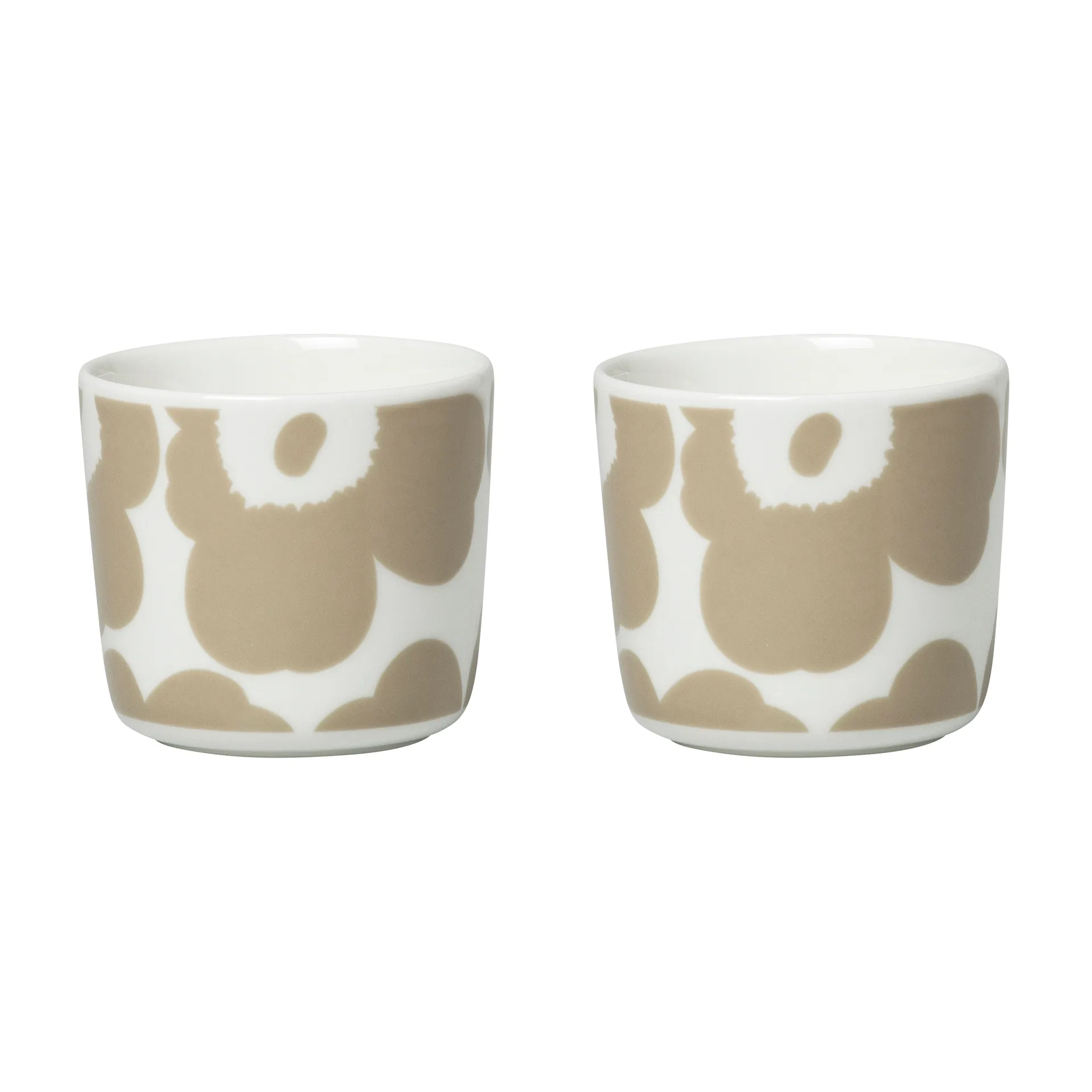 Unikko kaffekopp uten hank 20 cl 2-stk., Hvit-beige Marimekko