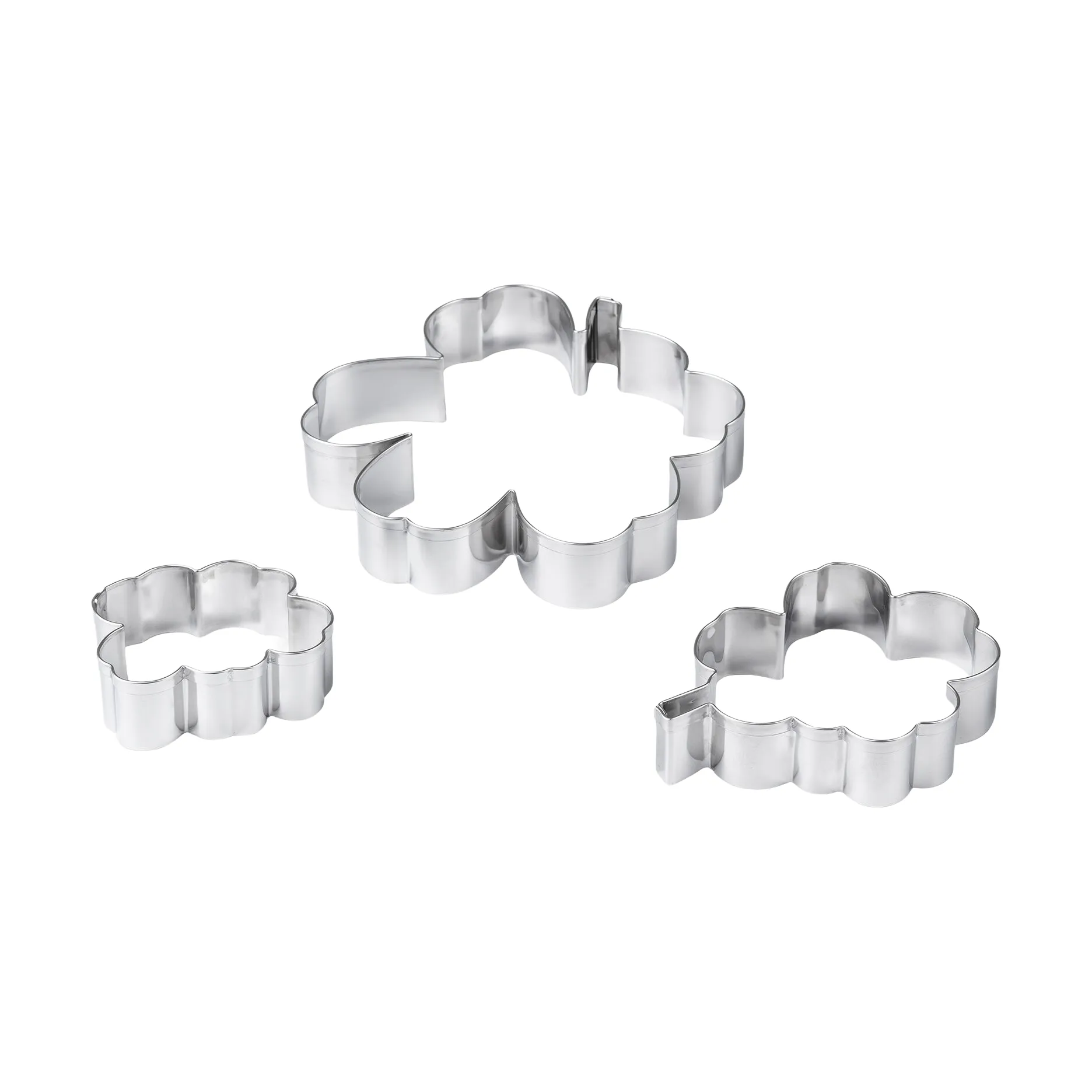 Unikko kakeform 3-pack, Stainless steel Marimekko