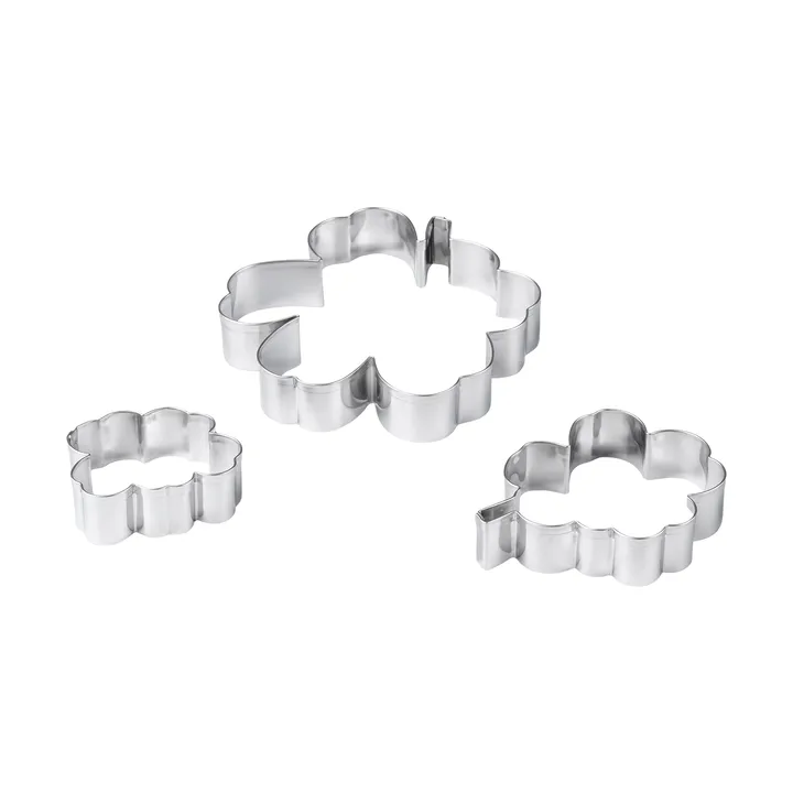 Unikko kakeutstikker - Stainless steel, 3 deler - Marimekko
