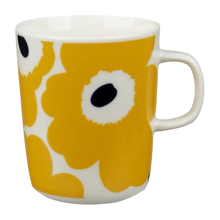 Unikko kopp 25 cl - Hvit-gul - Marimekko