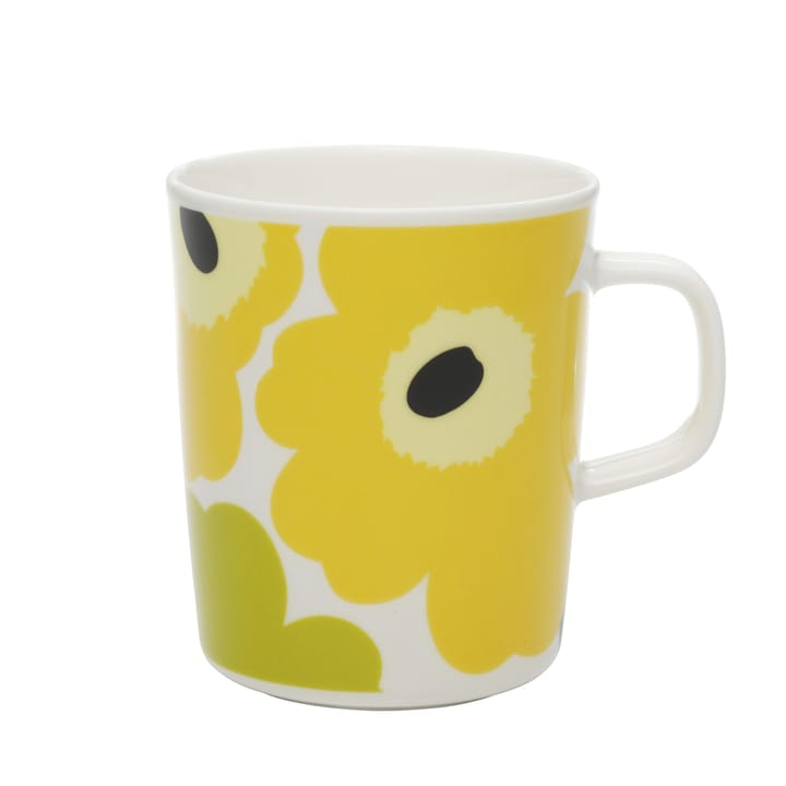 Unikko kopp 25 cl - hvit- lime - Marimekko