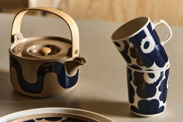 Unikko kopp 25 cl - Hvit-mørkeblå - Marimekko
