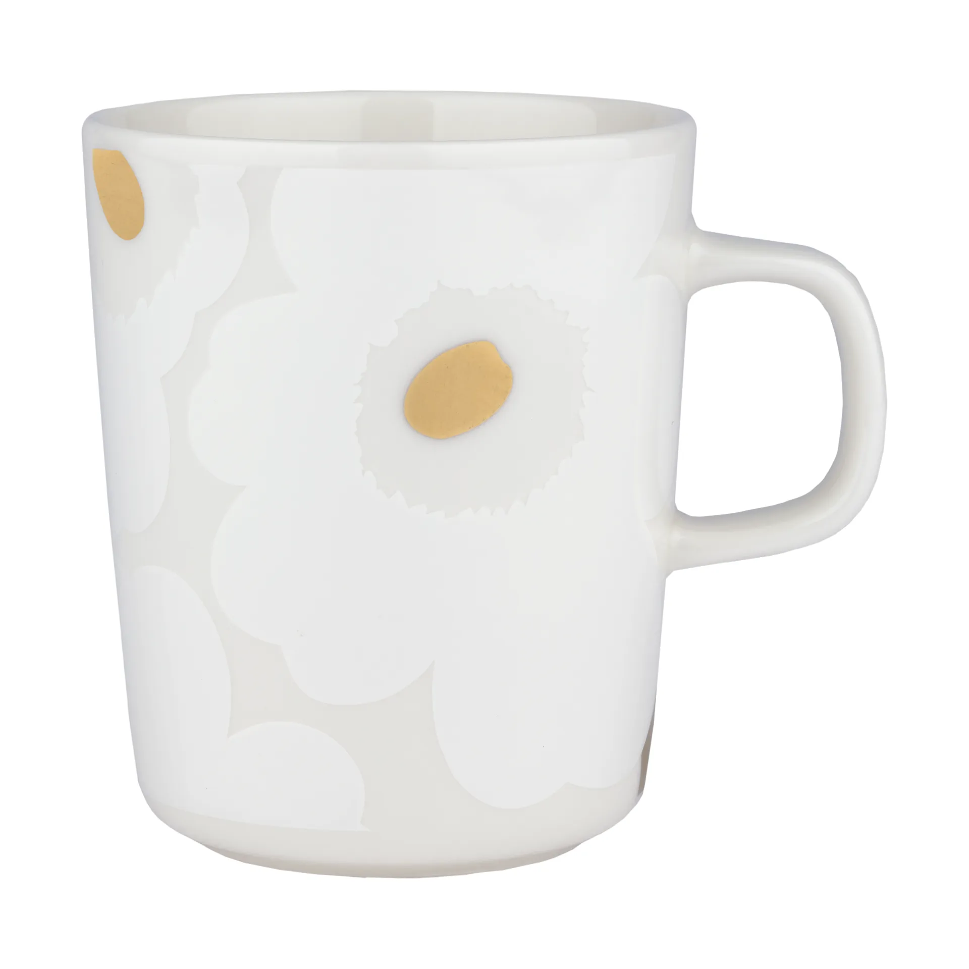 Unikko kopp 25 cl, White-gold Marimekko