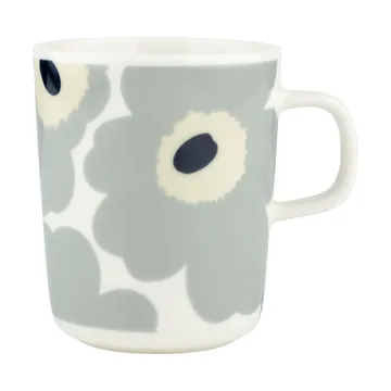 Unikko kopp 25 cl - White-light grey-sand-dark blue - Marimekko