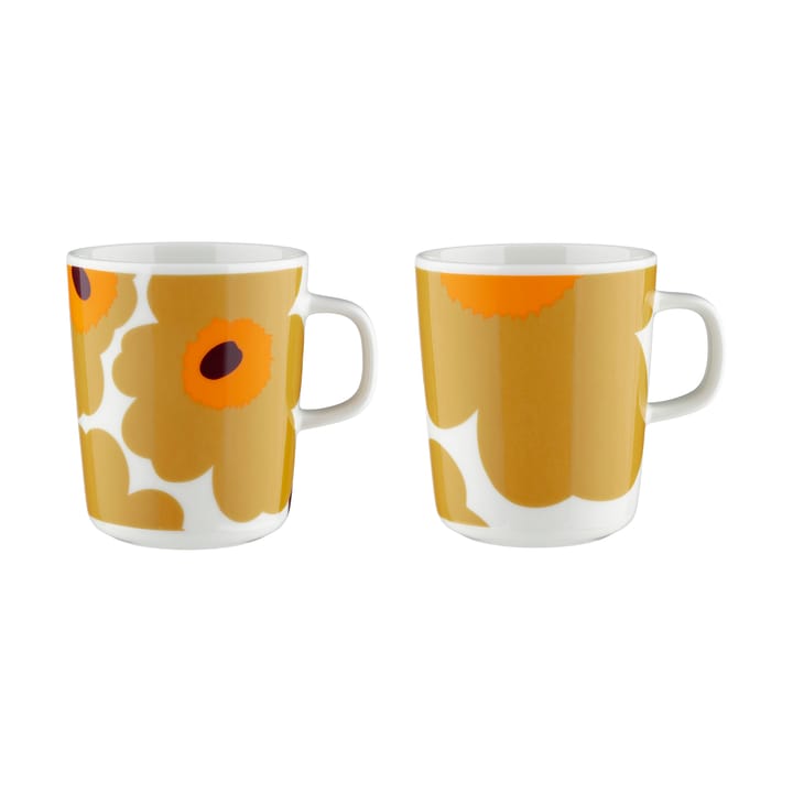 Unikko kopp 2,5 dl 2-pakning - Hvit - Marimekko
