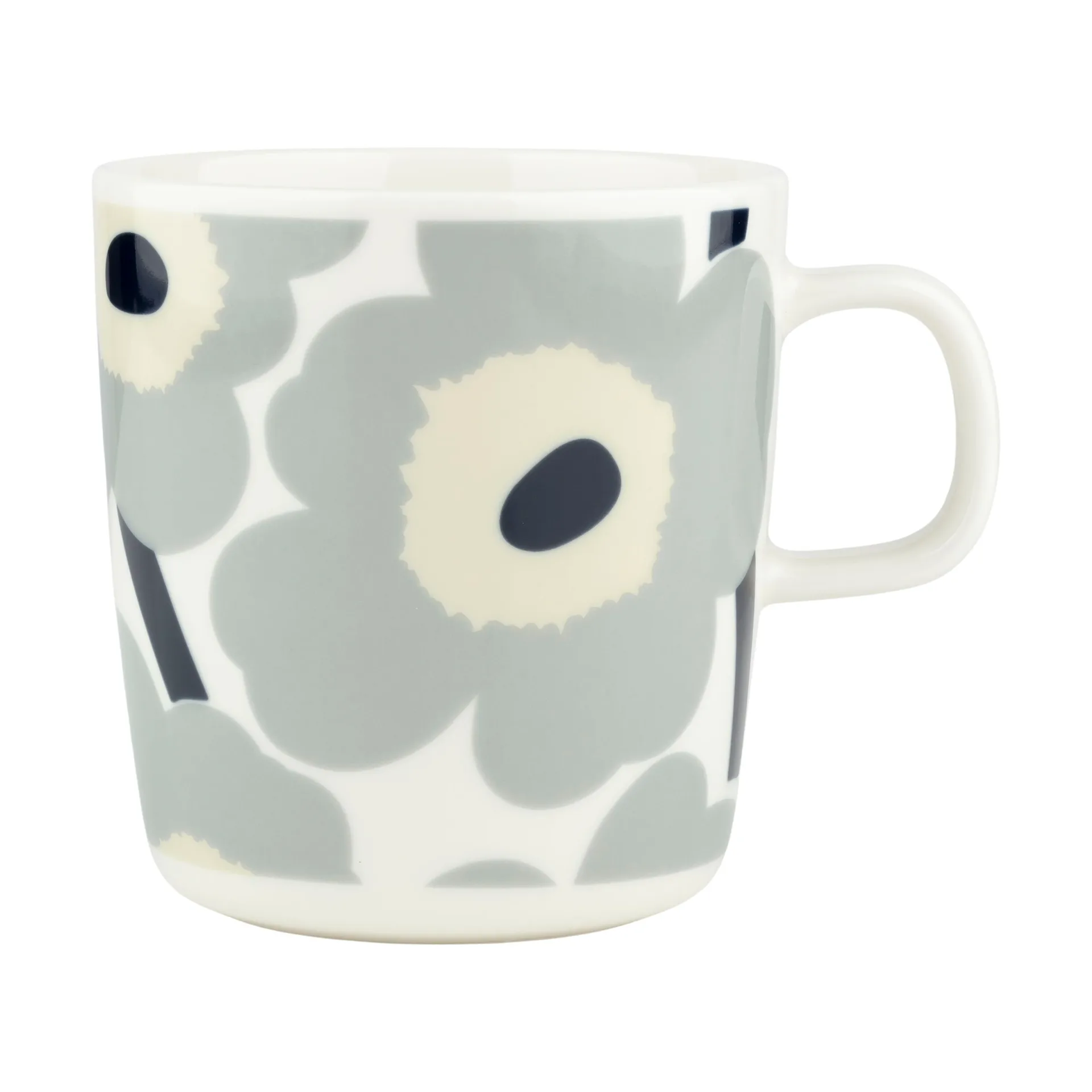 Unikko kopp 40 cl, White-light grey-sand-dark blue Marimekko