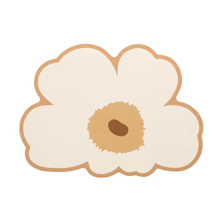 Unikko kork bordbrikke - Cork-høy-brun - Marimekko