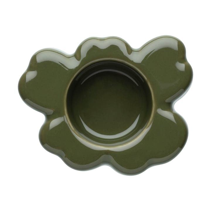 Unikko lyslykt 3x10 cm - Harvest green - Marimekko