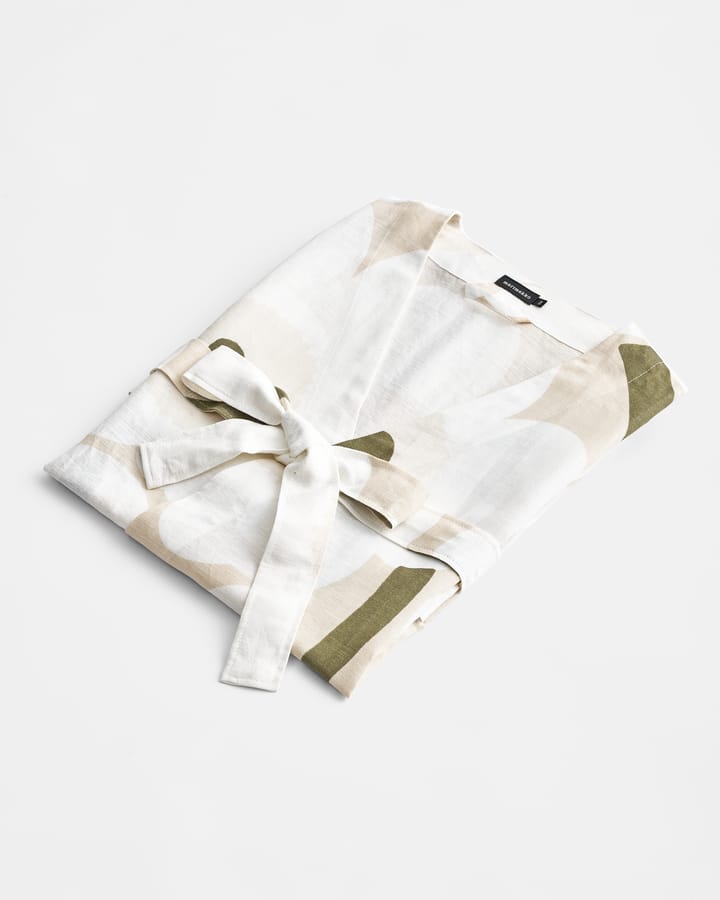 Unikko morgenkåpe, Beige-white-green, S/M Marimekko