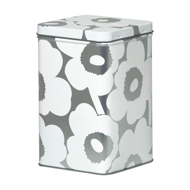 Unikko oppbevaringsboks 17,5 cm, Grå-hvit Marimekko