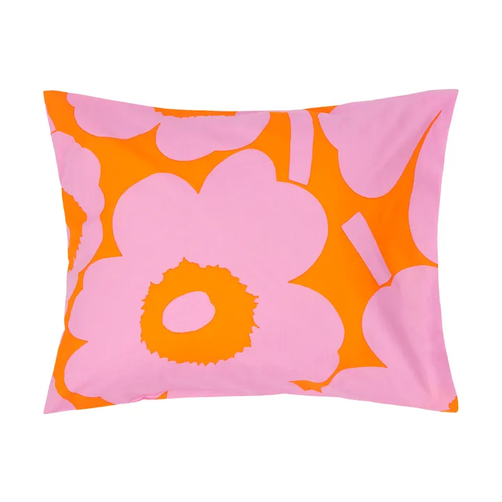 Unikko putetrekk 50x60 cm - Orange-pink - Marimekko