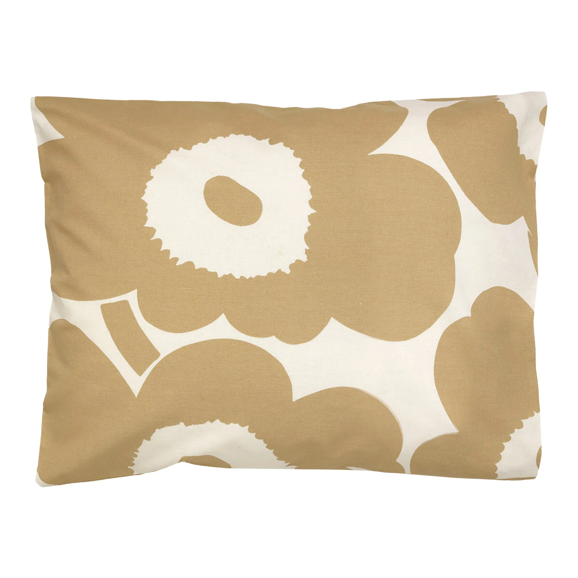 Unikko putetrekk bomull-hamp 50x60 cm, Beige Marimekko