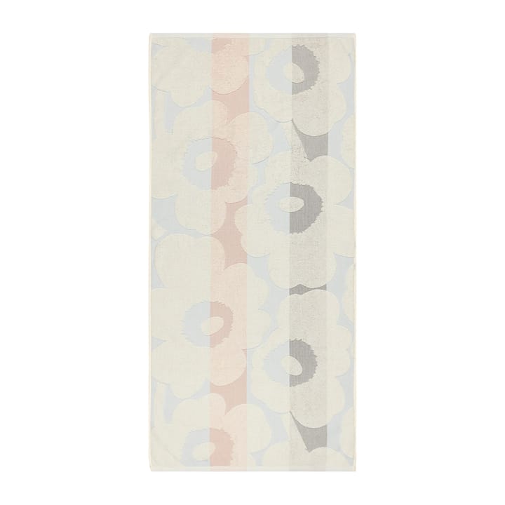 Unikko Ralli håndkle off white-peach-blue - 70 x 150 cm - Marimekko