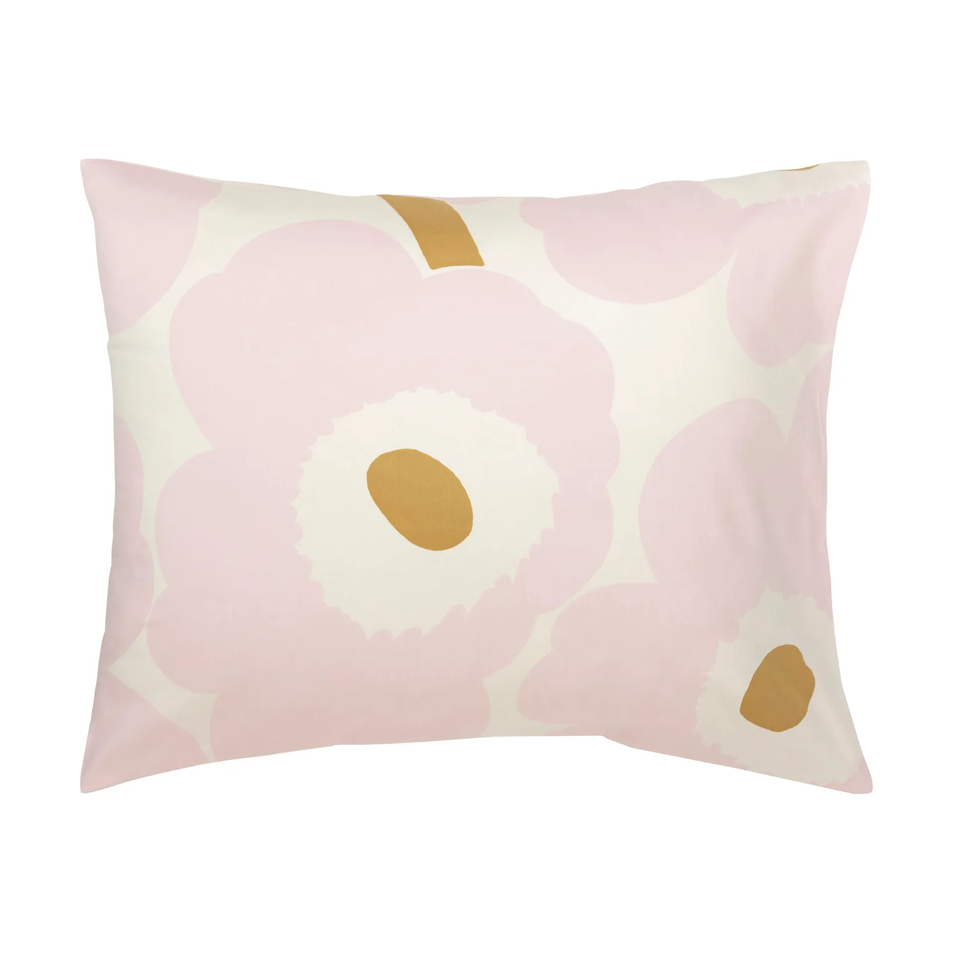 Unikko sengesett 150x210 cm+50x60 cm, White-light pink-beige Marimekko