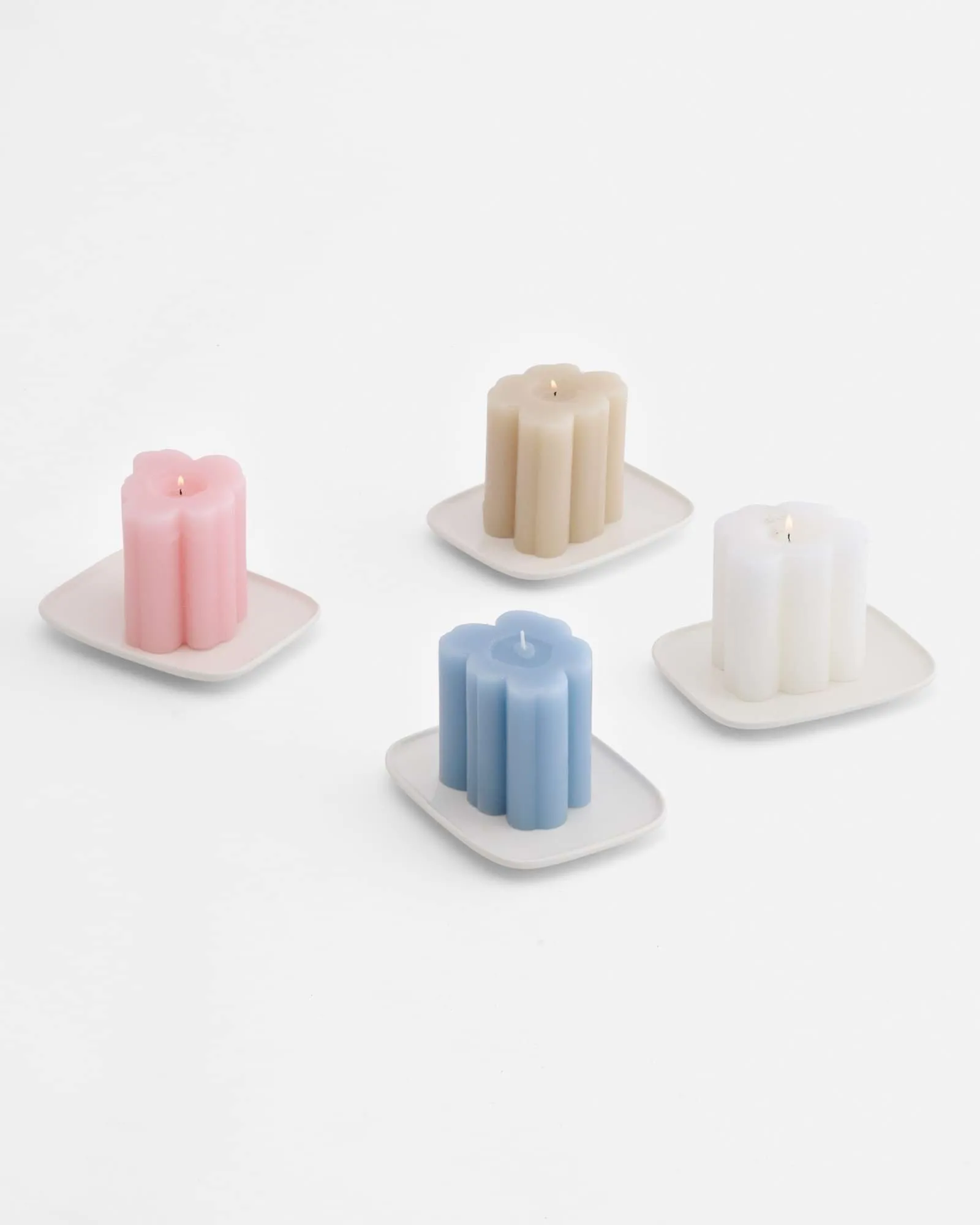 Unikko shape lys, Blueberry Marimekko