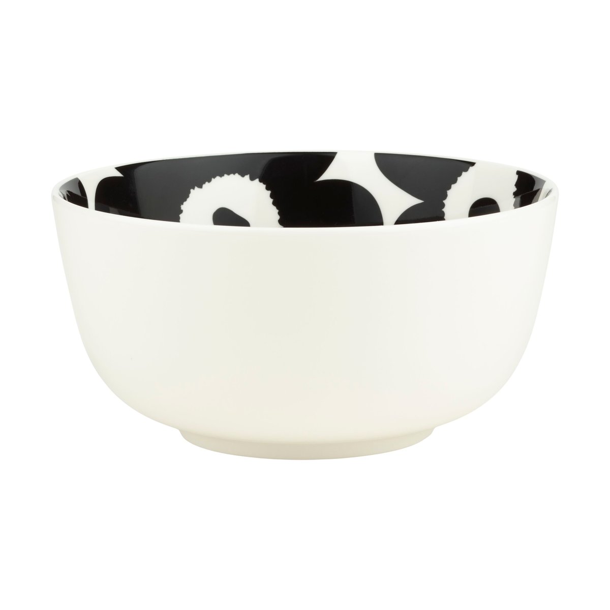 Marimekko Unikko skål 0,9 L White-black