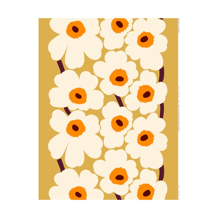 Unikko stoff - Beige - Marimekko