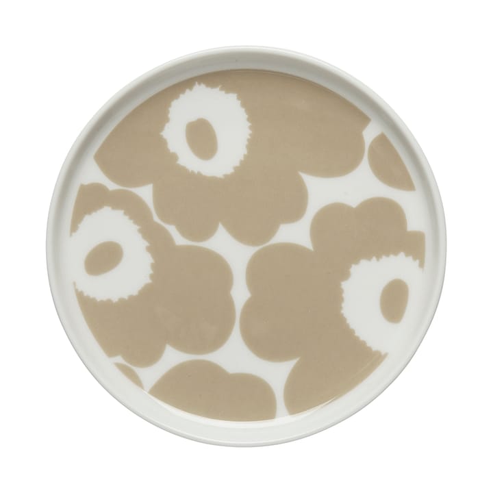 Unikko tallerken Ø 13,5 cm - Hvit-beige - Marimekko