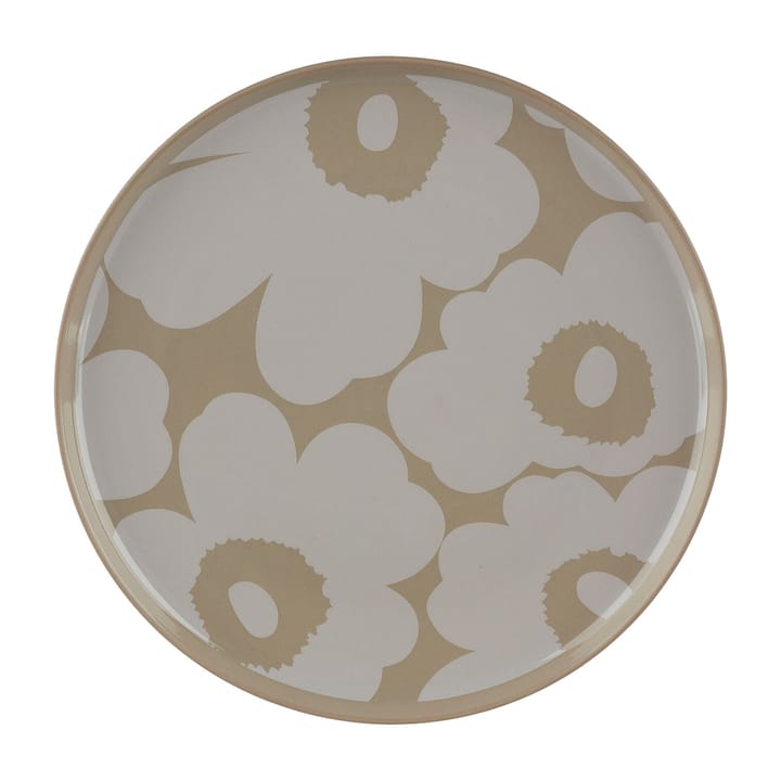 Unikko tallerken Ø 20 cm - terra-hvit - Marimekko
