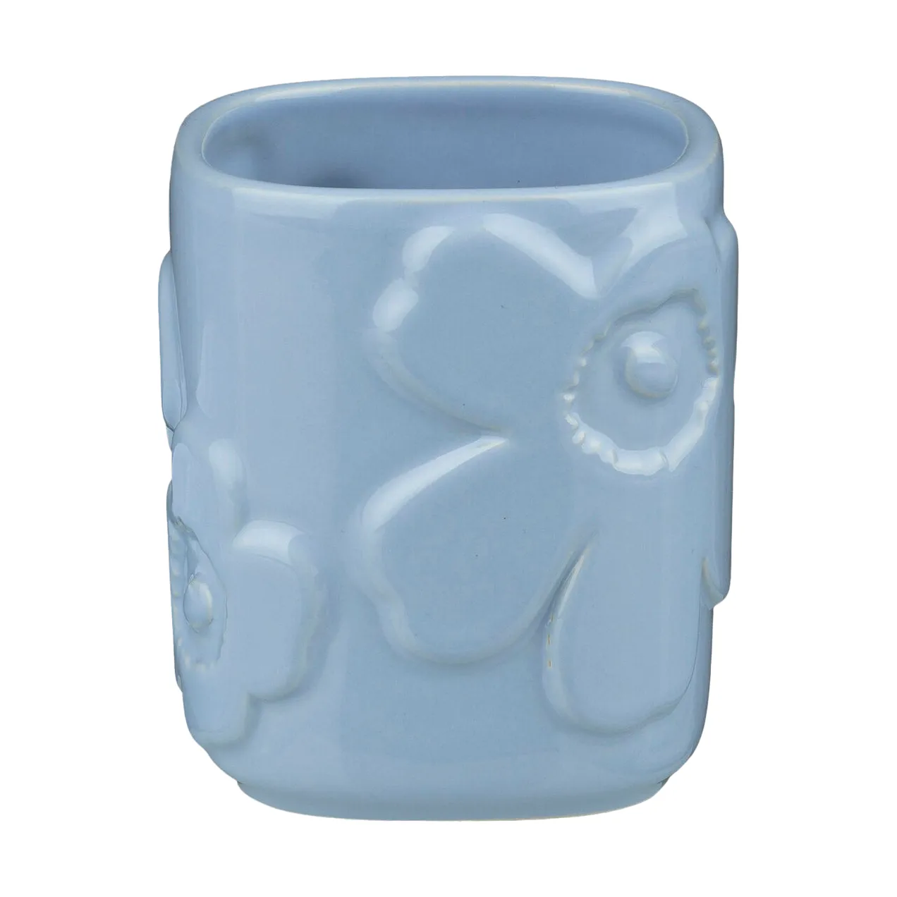 Unikko tannbørsteholder, Blå Marimekko