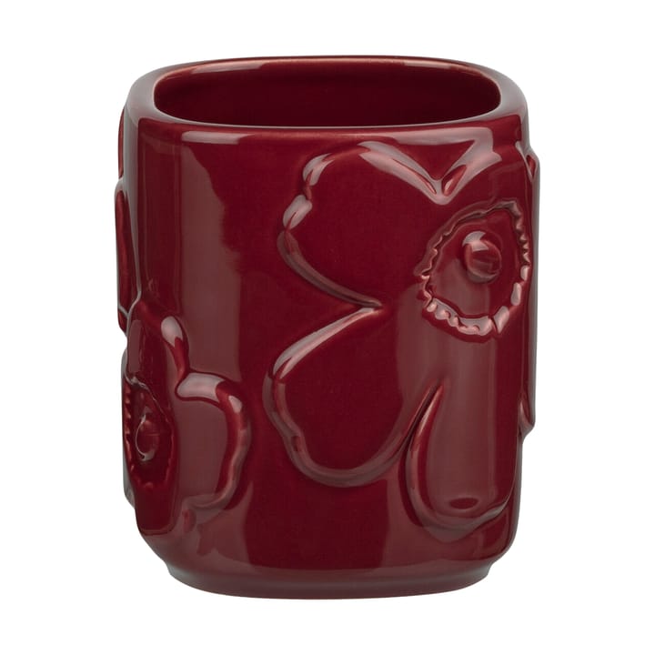 Unikko tannbørsteholder - Burgundy - Marimekko