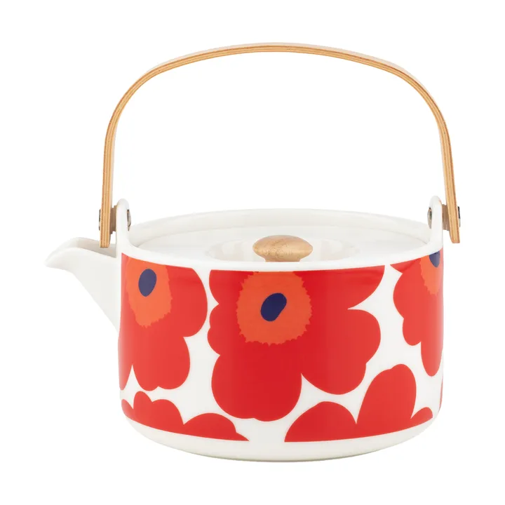 Unikko tekanne 0,7 l - White-red-blue - Marimekko