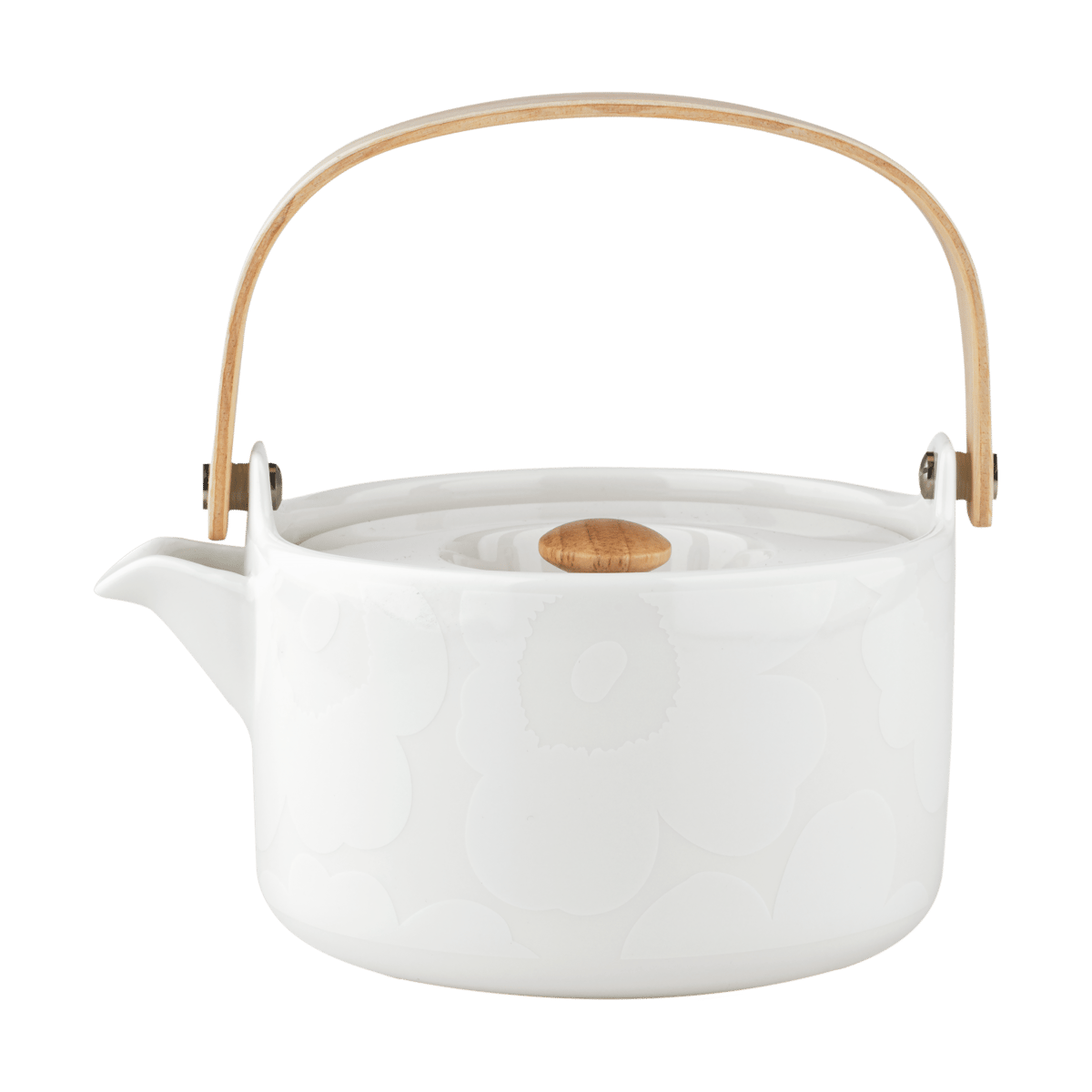 Marimekko Unikko tekanne 0,7 l White | Skandinavisk Design | Tekanner | Hvit