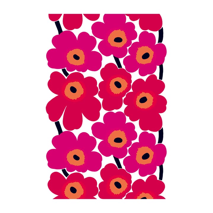 Unikko tøy - rødt - Marimekko