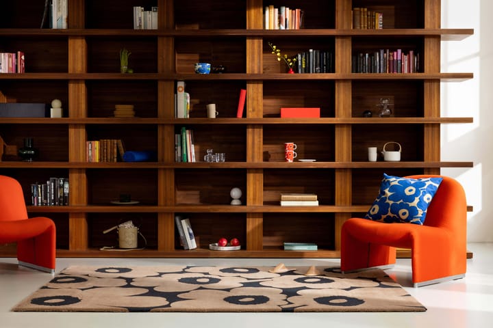 Unikko ullteppe, Beige, 170x240 cm Marimekko