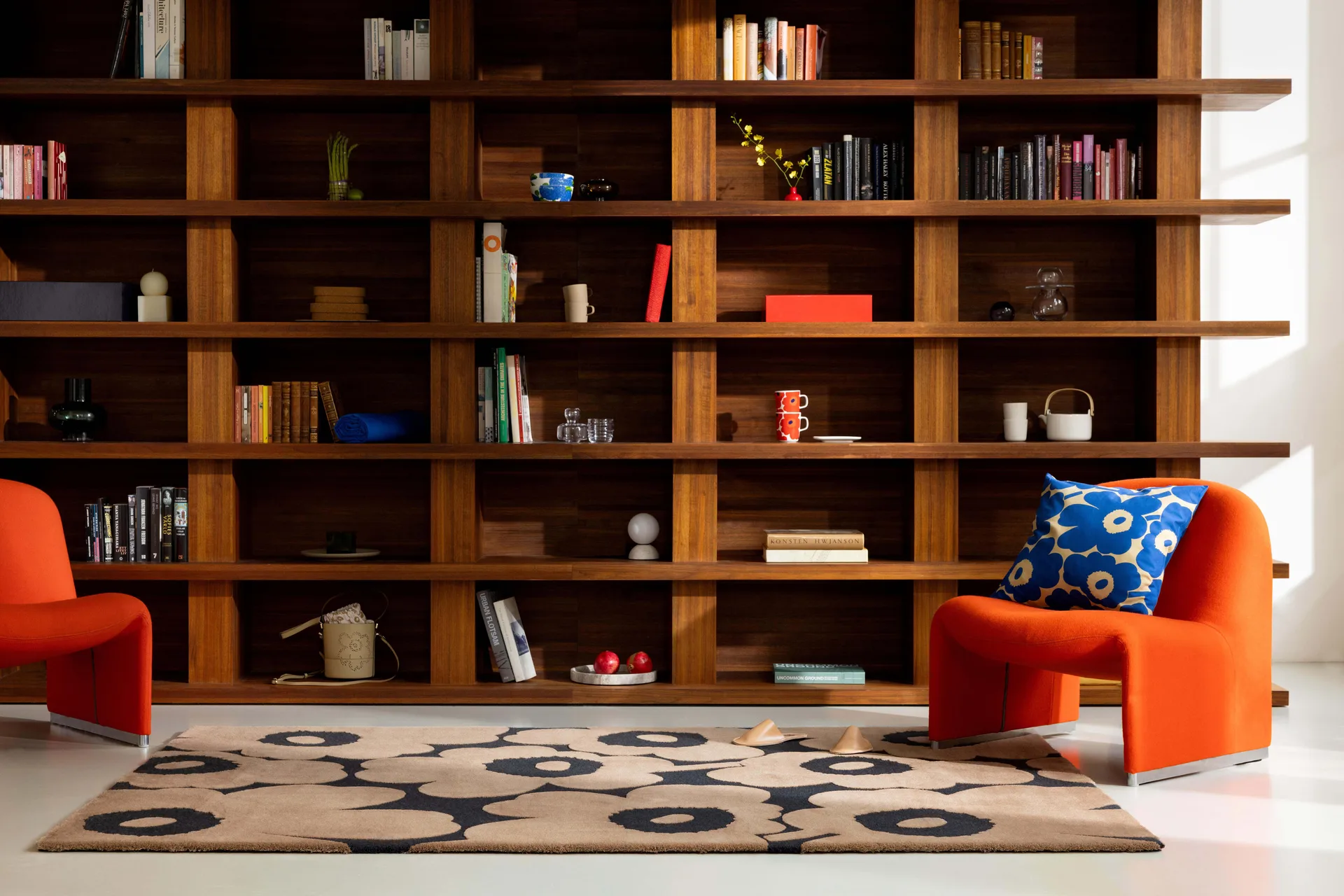 Unikko ullteppe, Beige, 200x300 cm Marimekko