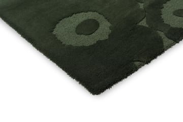 Unikko ullteppe - Dark Green, 140x200 cm - Marimekko