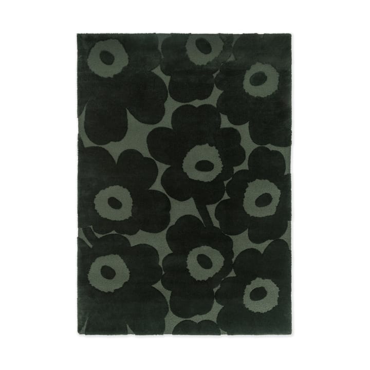 Unikko ullteppe - Dark Green, 170x240 cm - Marimekko