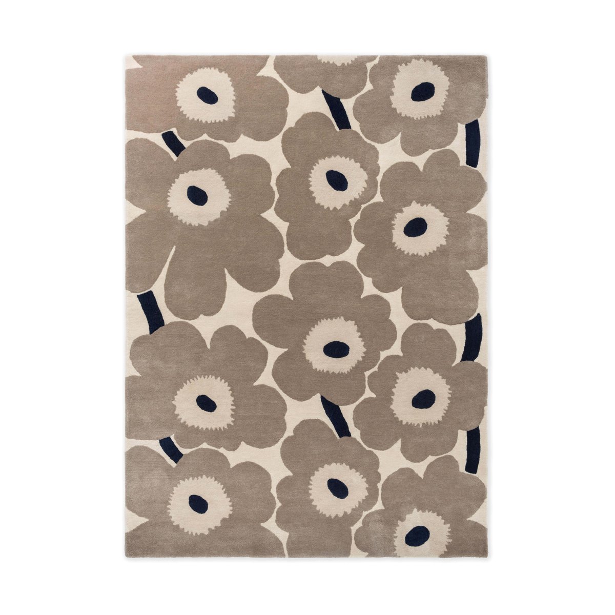 Bilde av Marimekko Unikko ullteppe Greige 200x280 cm