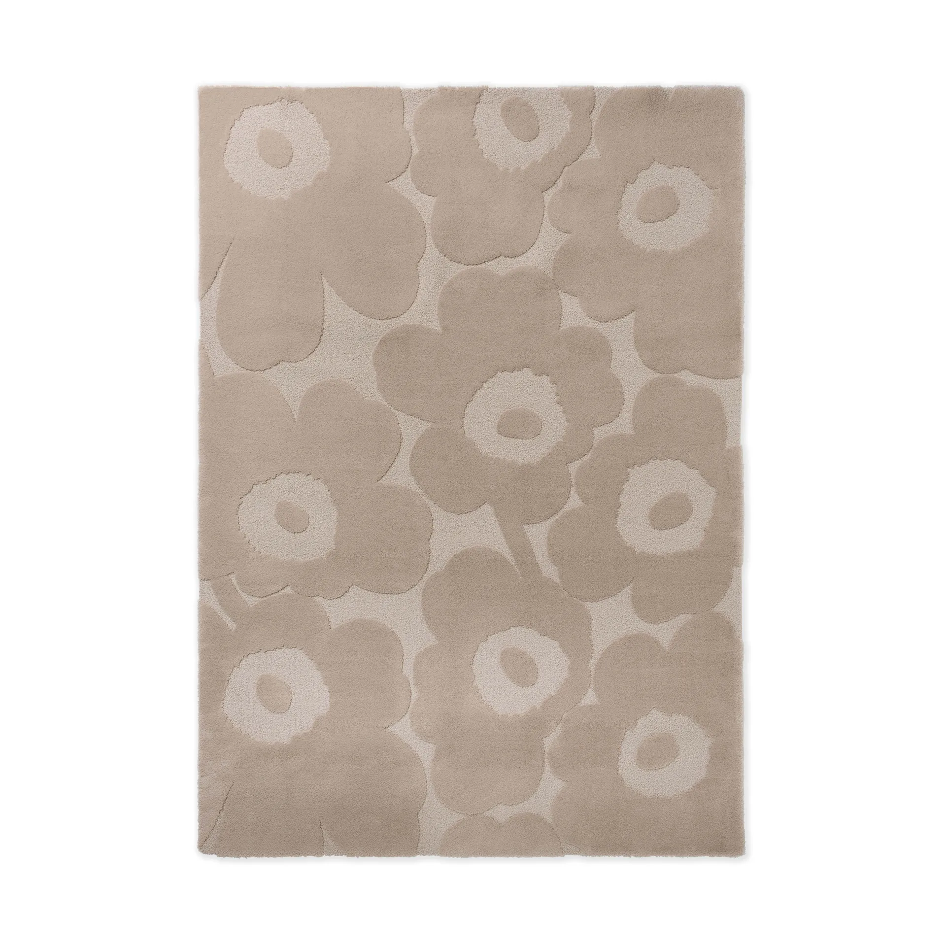 Unikko ullteppe, Light Beige, 170x240 cm Marimekko