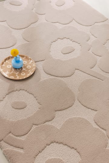 Unikko ullteppe - Light Beige, 200x300 cm - Marimekko