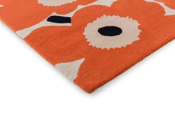 Unikko ullteppe - Orange Red, 170x240 cm - Marimekko