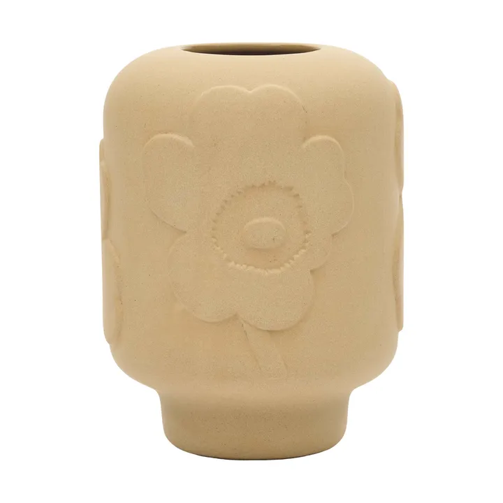 Unikko vase keramikk 18 cm - Sandstein - Marimekko