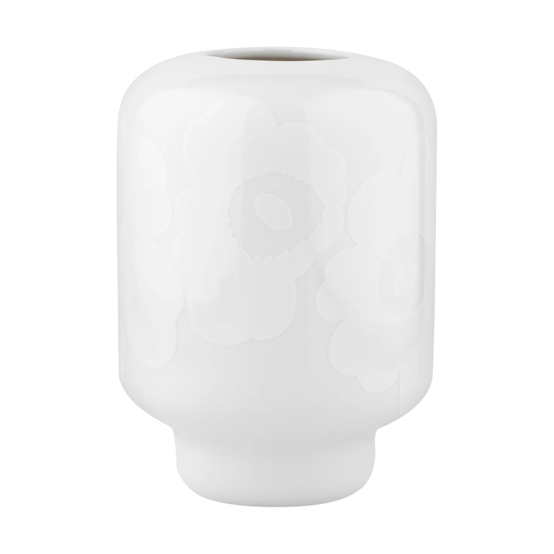 Unikko vase keramikk 18 cm, White Marimekko