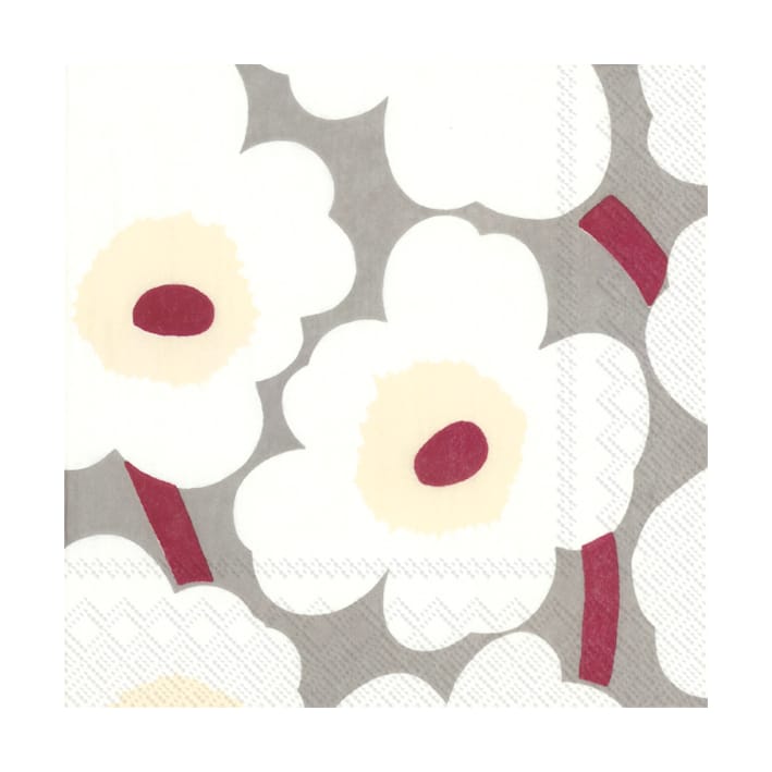 Unniko serviett 33x33 cm 20-pack - Cream - Marimekko
