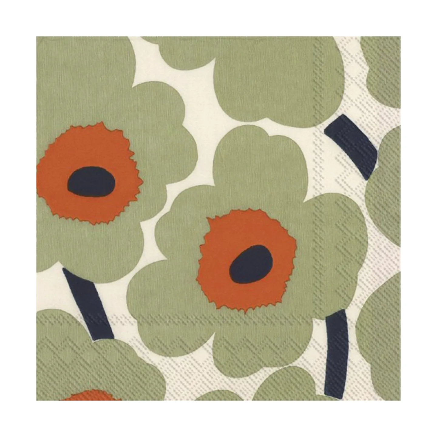 Unniko serviett 33x33 cm 20-pk, Cream-orange Marimekko