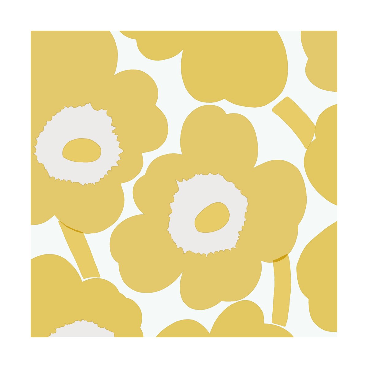 Marimekko Unniko serviett 33x33 cm 20-pk Gold