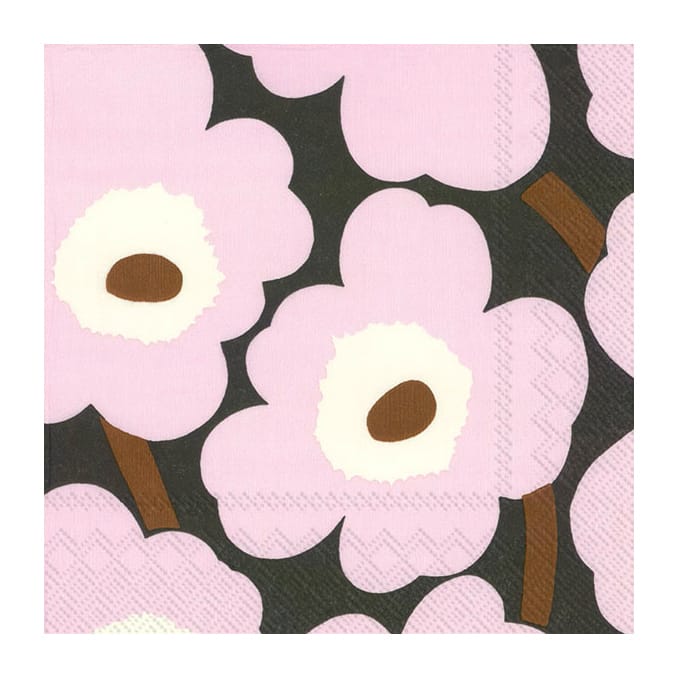Unniko serviett 33x33 cm 20-pk - Rose - Marimekko